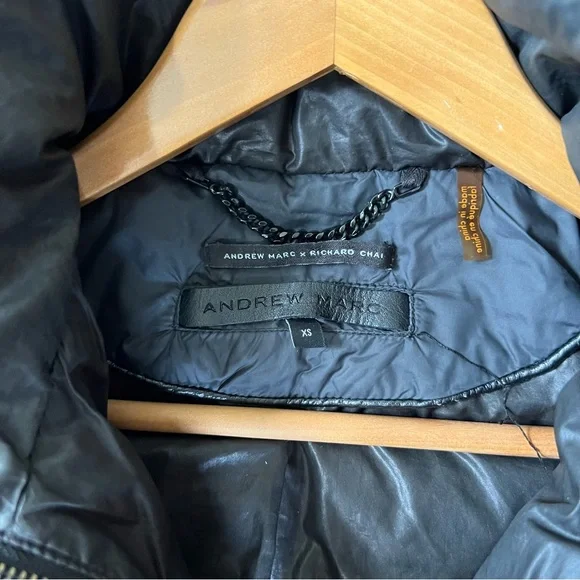 Andrew Marc x Richard Chai Coyote Fur Down Feather Puffer Parka Winter Coat - Picture 6 of 16